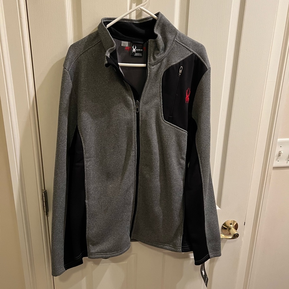 Spyder grey and black jacket (XL)